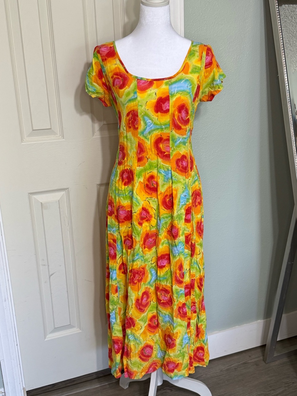 Jams World Vintage Colorful Floral Dress